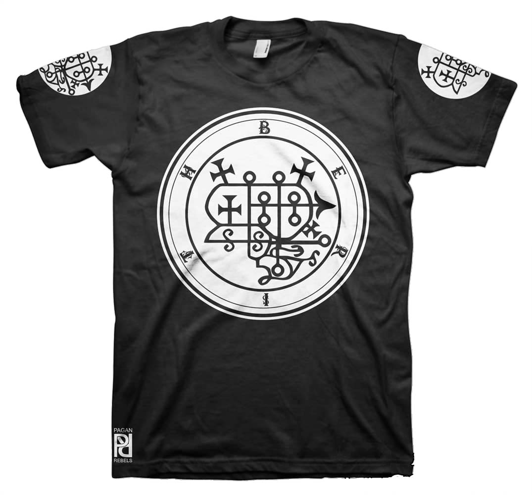 Twinkelen botsing gouden Berith Ars Goetia Demon Seal Hell Pentagram Occult T-Shirt - PAGAN REBELS