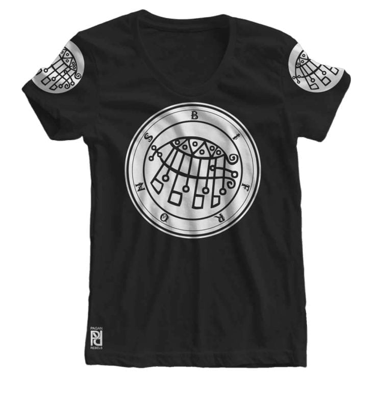 bifrons-ars-goetia-demon-seal-hell-pentagram-occult-women-t-shirt
